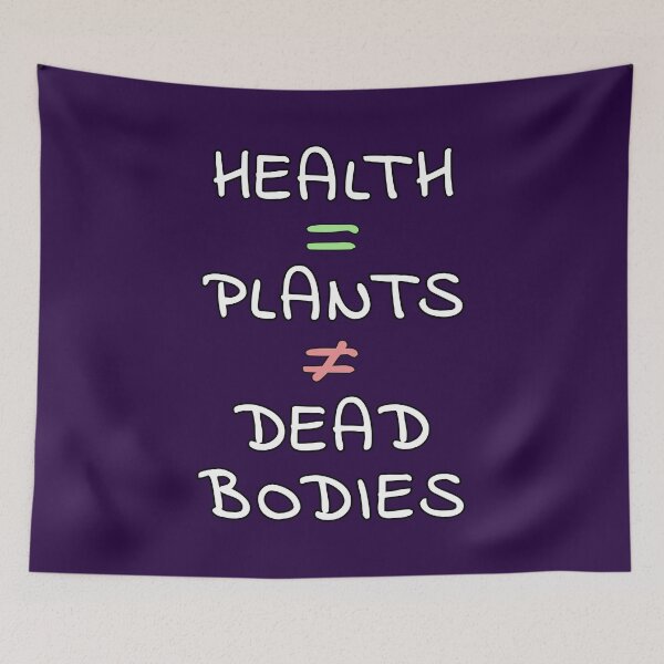 Item preview, Health equals plants designed and sold by reIntegration.