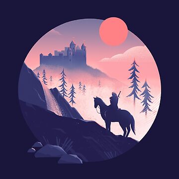 Artwork thumbnail, Geralt's on a sunset ride by anniko-story