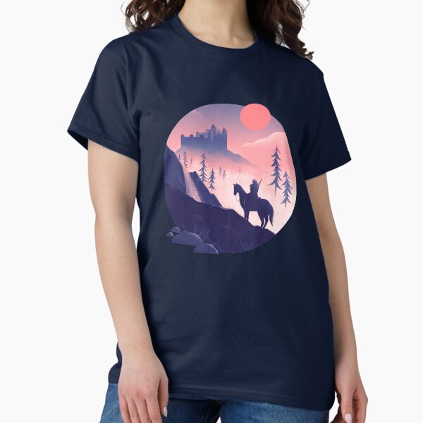Geralt's on a sunset ride Classic T-Shirt