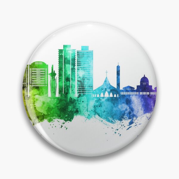 Item preview, Abuja Nigeria Skyline designed and sold by ArtPrints.