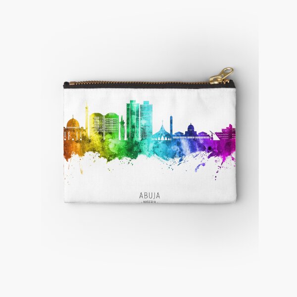Aperçu de l'œuvre Abuja Nigeria Skyline créée et vendue par ArtPrints.