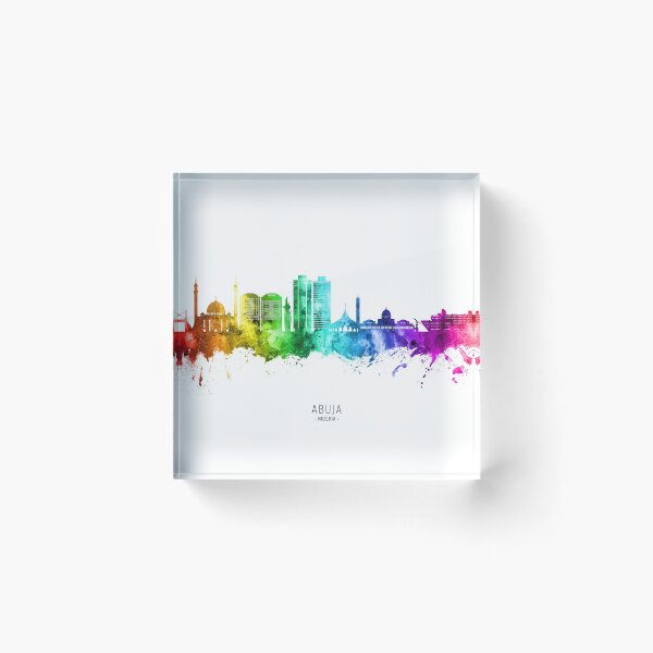 Item preview, Abuja Nigeria Skyline designed and sold by ArtPrints.