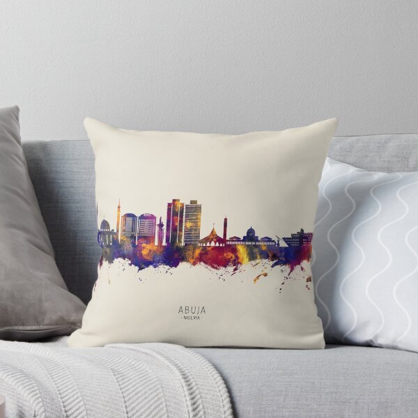 Item preview, Abuja Nigeria Skyline designed and sold by ArtPrints.