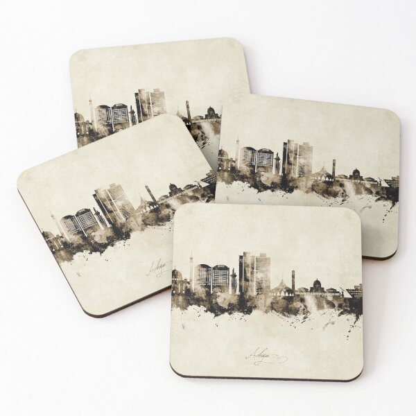 Item preview, Abuja Nigeria Skyline designed and sold by ArtPrints.