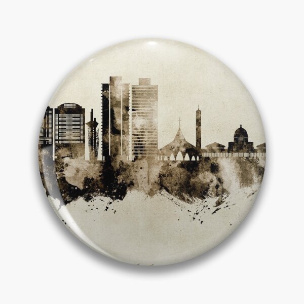 Item preview, Abuja Nigeria Skyline designed and sold by ArtPrints.