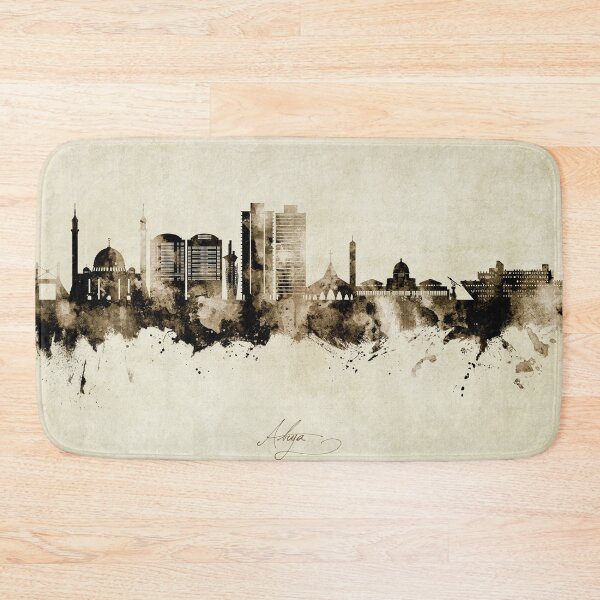 Item preview, Abuja Nigeria Skyline designed and sold by ArtPrints.
