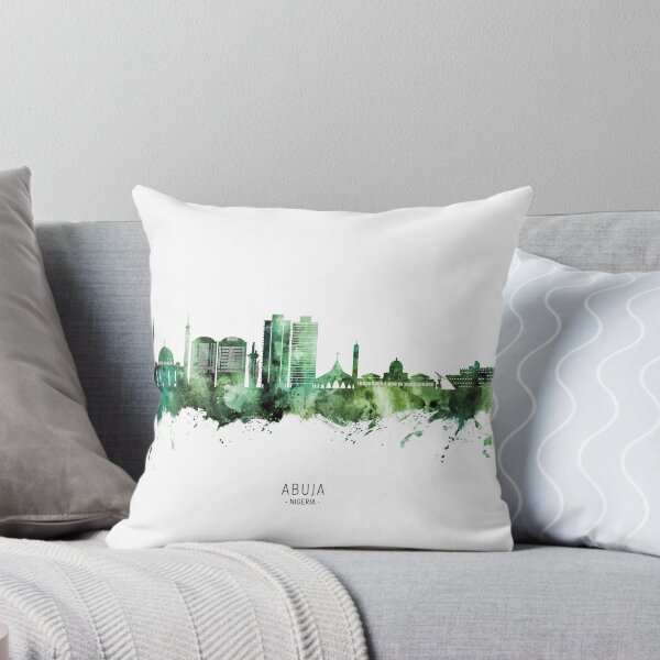 Item preview, Abuja Nigeria Skyline designed and sold by ArtPrints.