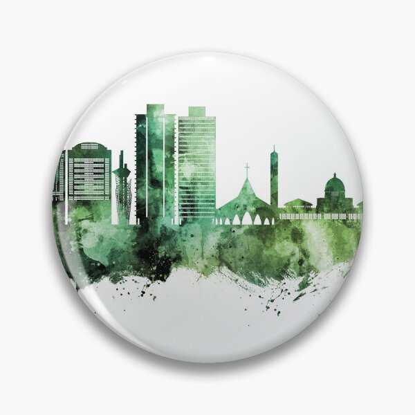 Item preview, Abuja Nigeria Skyline designed and sold by ArtPrints.