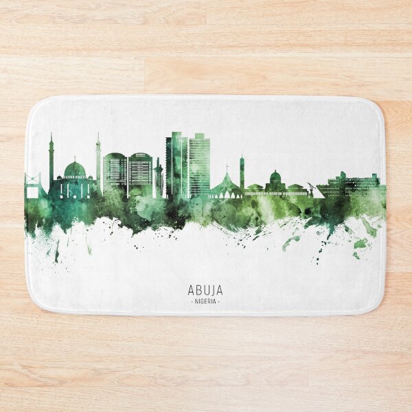 Item preview, Abuja Nigeria Skyline designed and sold by ArtPrints.