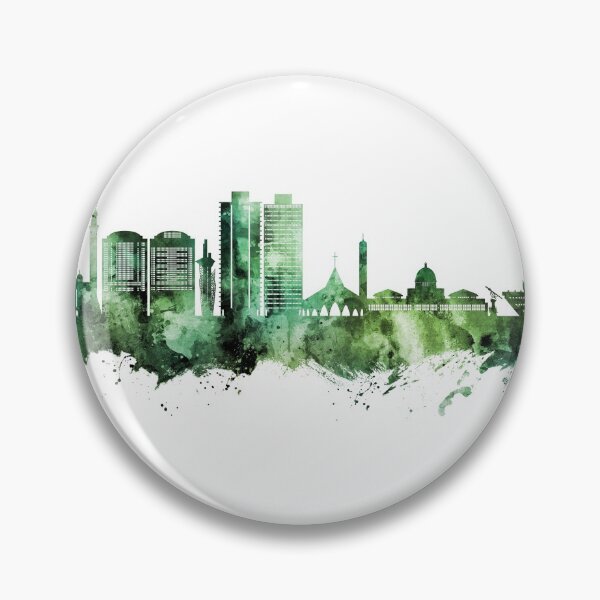 Item preview, Abuja Nigeria Skyline designed and sold by ArtPrints.