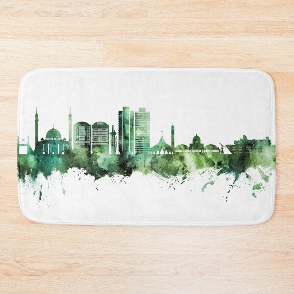 Item preview, Abuja Nigeria Skyline designed and sold by ArtPrints.