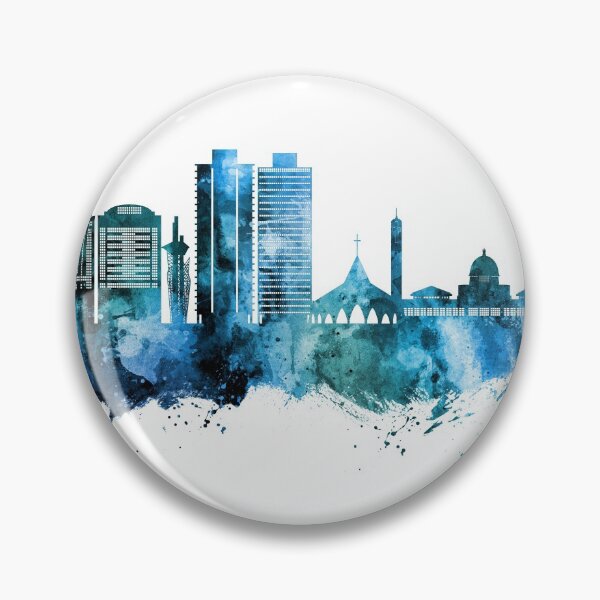 Item preview, Abuja Nigeria Skyline designed and sold by ArtPrints.