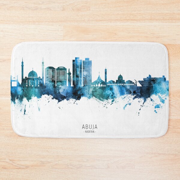 Item preview, Abuja Nigeria Skyline designed and sold by ArtPrints.