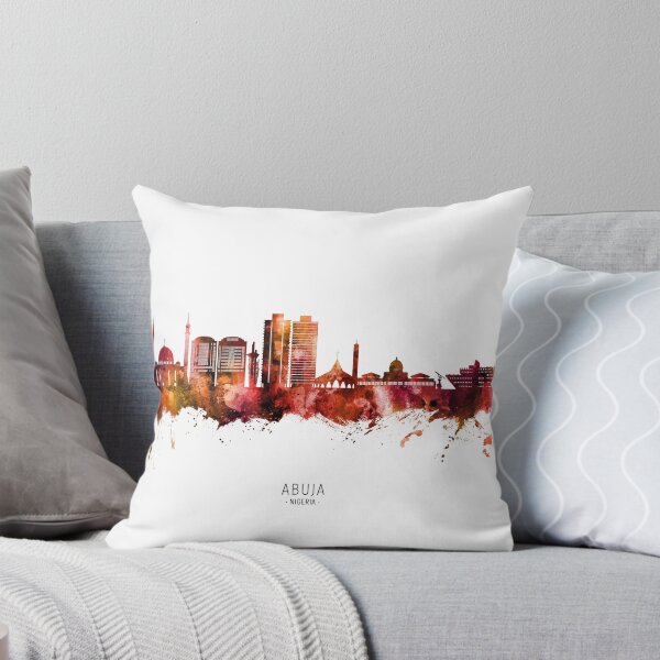 Item preview, Abuja Nigeria Skyline designed and sold by ArtPrints.