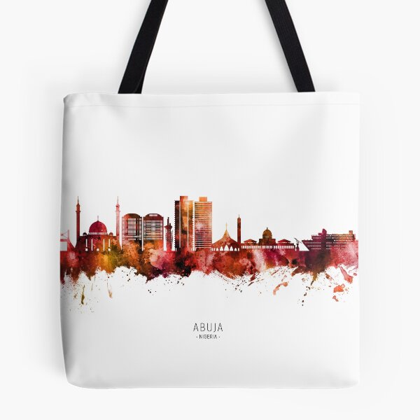 Item preview, Abuja Nigeria Skyline designed and sold by ArtPrints.