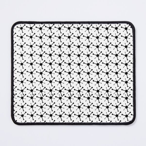 Aperçu de l'œuvre Dessins Noir-en-Blanc|| Plusieurs structures de virus Corona à illusion d'optique 2D créée et vendue par Black-en-White.