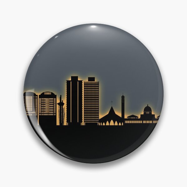 Item preview, Abuja Nigeria Skyline designed and sold by ArtPrints.