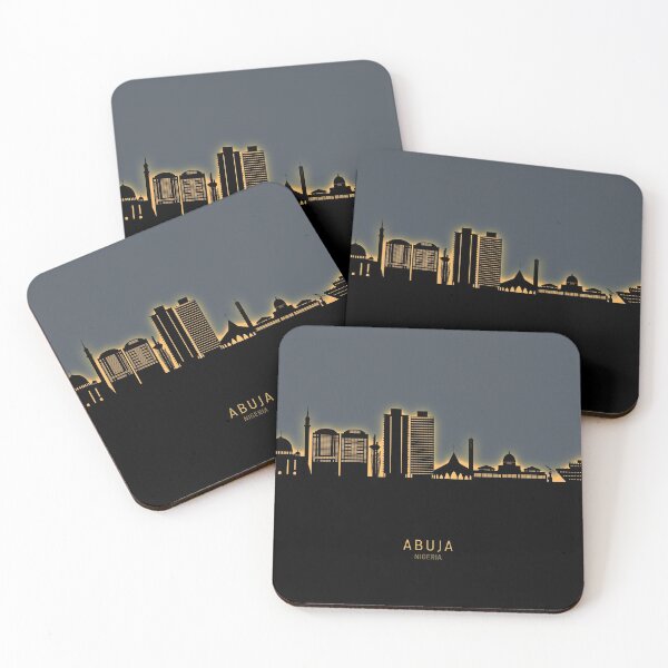 Item preview, Abuja Nigeria Skyline designed and sold by ArtPrints.
