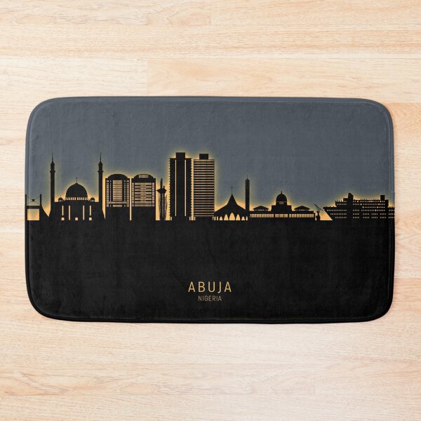 Item preview, Abuja Nigeria Skyline designed and sold by ArtPrints.