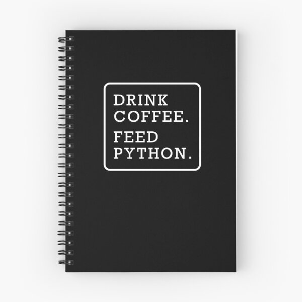 Item preview, Funny snake python coffee lover graphic text design white designed and sold by Avicularious.