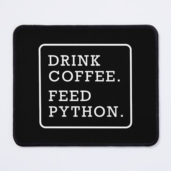 Item preview, Funny snake python coffee lover graphic text design white designed and sold by Avicularious.