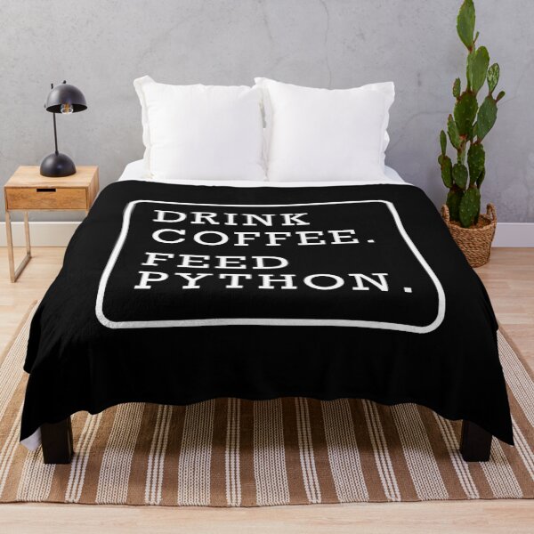 Item preview, Funny snake python coffee lover graphic text design white designed and sold by Avicularious.