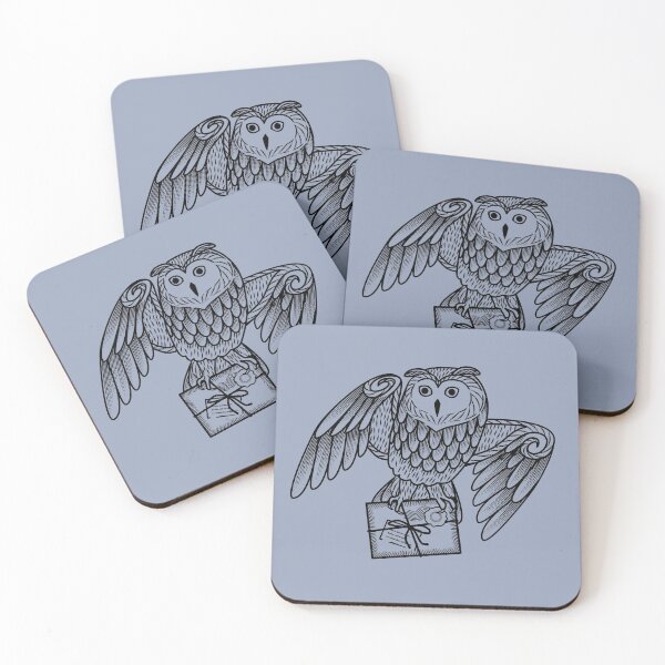 Item preview, The owl, scrolls and letters. The owl postal service. designed and sold by NLobes.
