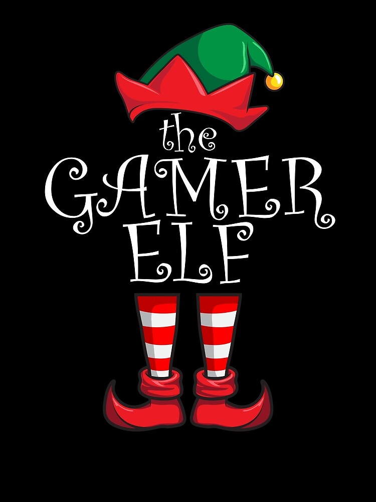 Thumbnail 3 von 3, Tuch, Gamer Elf Matching Family Christmas Party Pajama Gamer Elf Gear designt und verkauft von DynamicDesign.