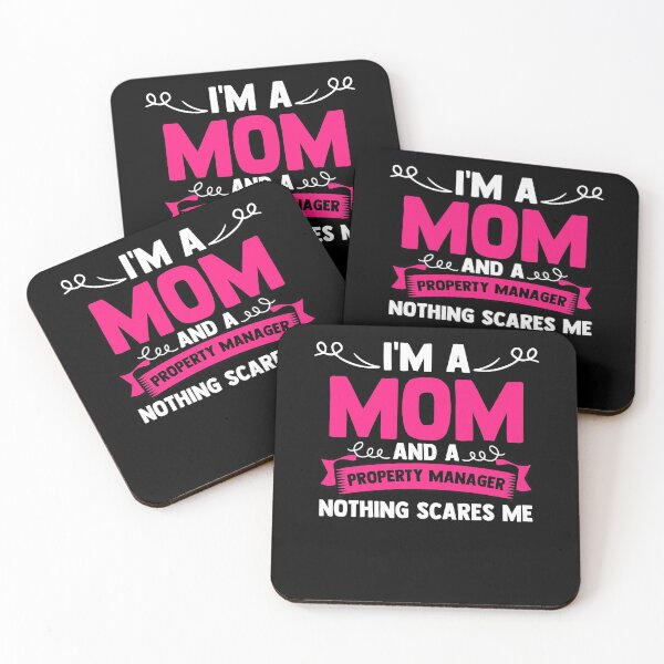 Item preview, I'm A Mom And A Property Manager Nothing Scares Me Landlord designed and sold by Nessshirts.