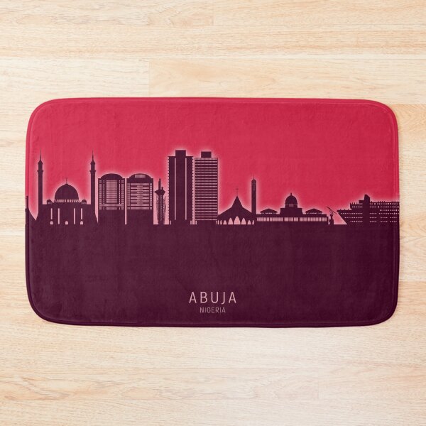 Item preview, Abuja Nigeria Skyline designed and sold by ArtPrints.