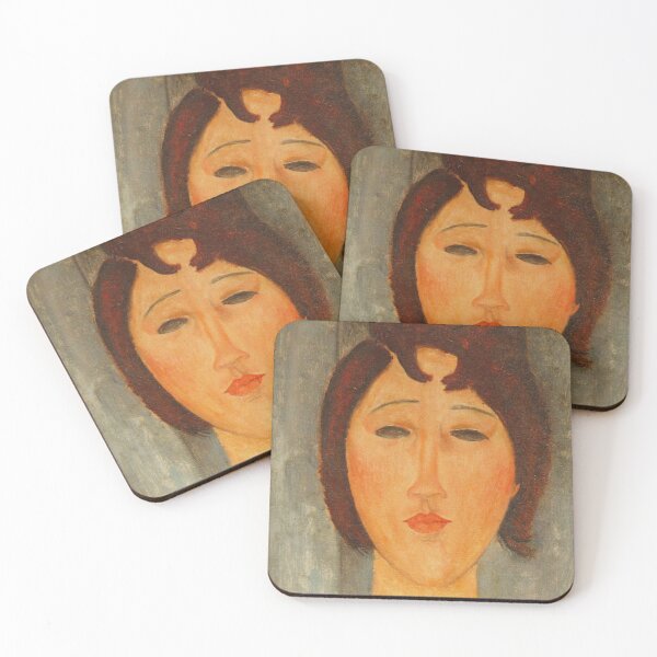 Item preview, Portrait of a woman by Modigliani designed and sold by Vintage Designs +.