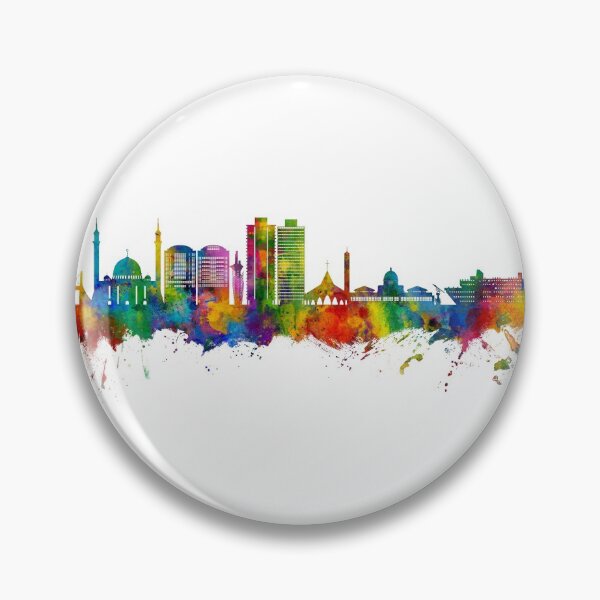 Item preview, Abuja Nigeria Skyline designed and sold by ArtPrints.