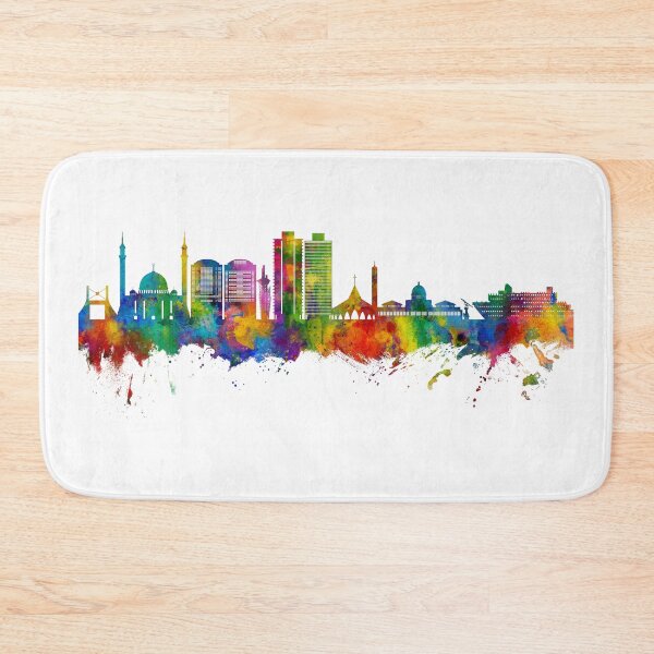 Item preview, Abuja Nigeria Skyline designed and sold by ArtPrints.