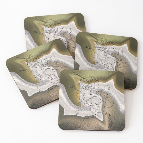 Item preview, Liquid Metallic Unicorn Pattern designed and sold by LRGraphics.