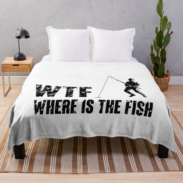 Item preview, Copy of WTF Where's The Fish Men's women's Funny Fishing 2022 vintage  designed and sold by lovelystore200.