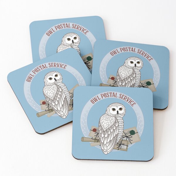 Item preview, The owl, scrolls and letters on a round frame. The owl postal service. designed and sold by NLobes.