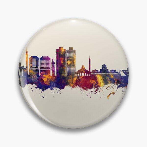 Item preview, Abuja Nigeria Skyline designed and sold by ArtPrints.