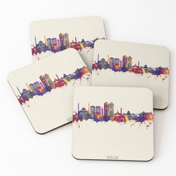 Item preview, Abuja Nigeria Skyline designed and sold by ArtPrints.