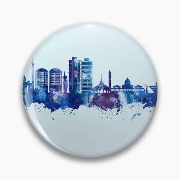 Item preview, Abuja Nigeria Skyline designed and sold by ArtPrints.
