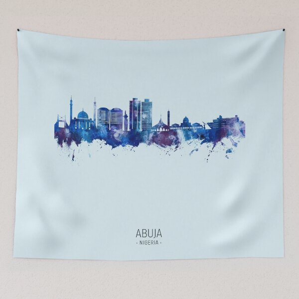 Item preview, Abuja Nigeria Skyline designed and sold by ArtPrints.