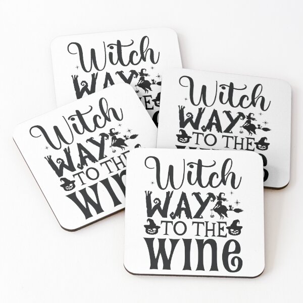 Item preview, Witch way to the wine? Funny Halloween wine drinking witch design designed and sold by charaf19.