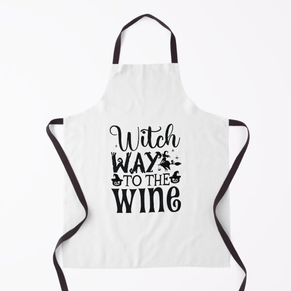 Item preview, Witch way to the wine? Funny Halloween wine drinking witch design designed and sold by charaf19.