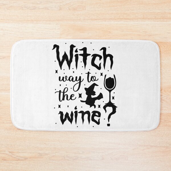 Item preview, Witch way to the wine? Funny Halloween wine drinking witch design designed and sold by charaf19.