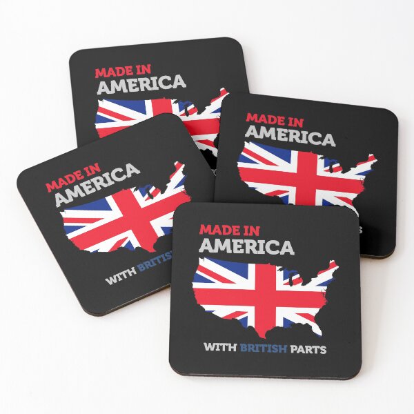 Item preview, Made in America with British Parts - Britain and USA Pride designed and sold by smartrocket.