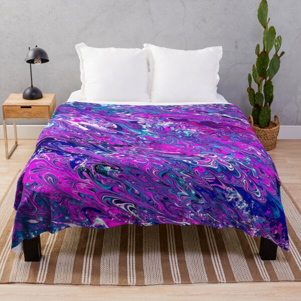 Item preview, Amethyst Waves - Artistic Marbled Paper Limited Series created by Craitza designed and sold by House of Sadu by Craitza.