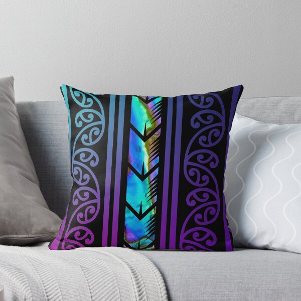 Item preview, Purple Māori Design with Inlayed Paua Shell // New Zealand designed and sold by Uncommon Cents.
