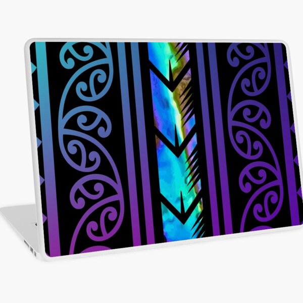 Item preview, Conception maorie violette avec coquille Paua incrustée // Nouvelle-Zélande designed and sold by Uncommon Cents.