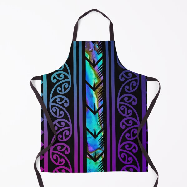Item preview, Purple Māori Design with Inlayed Paua Shell // New Zealand designed and sold by Uncommon Cents.