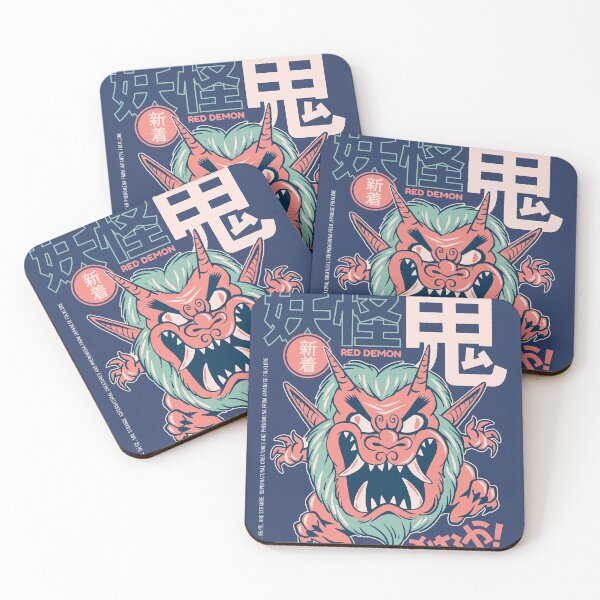 Item preview, Japanese Red Demon Cartoon designed and sold by benedictusdito.