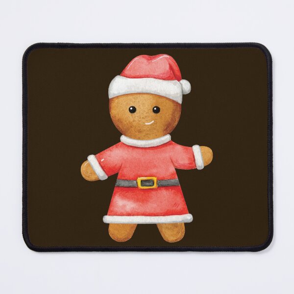 Item preview, Adorable Gingerbread Girl in a Santa Suit designed and sold by Alicia Chee.